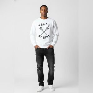 Independent Trading Company graphic sweatshirt L lacrosse 90s
